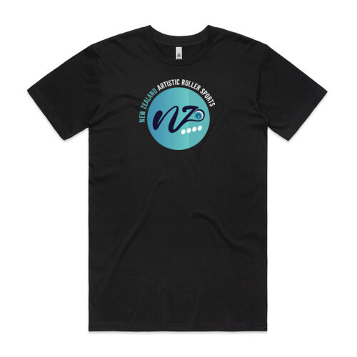 NZ Artistic Roller Sports Men's Tee (dark colours) Thumbnail